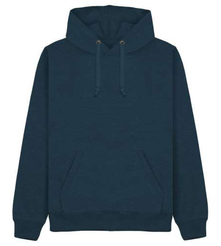 Adult Melange Navy Hoodie