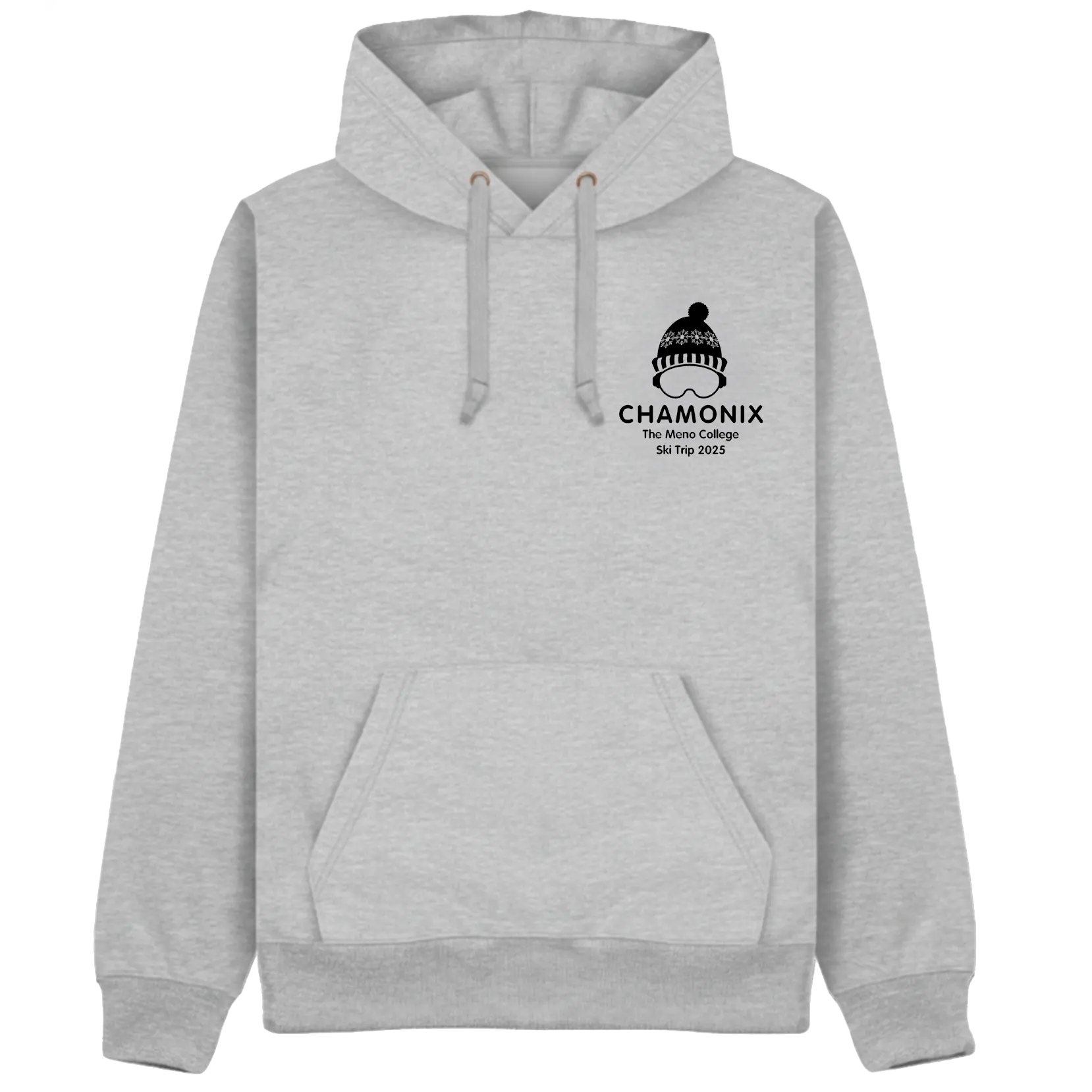 Front design iceland on hoodie